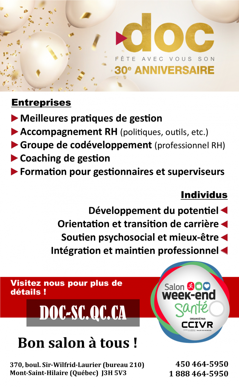 Salon week-end santé 2021 - édition virtuelle - Doc Services Conseils